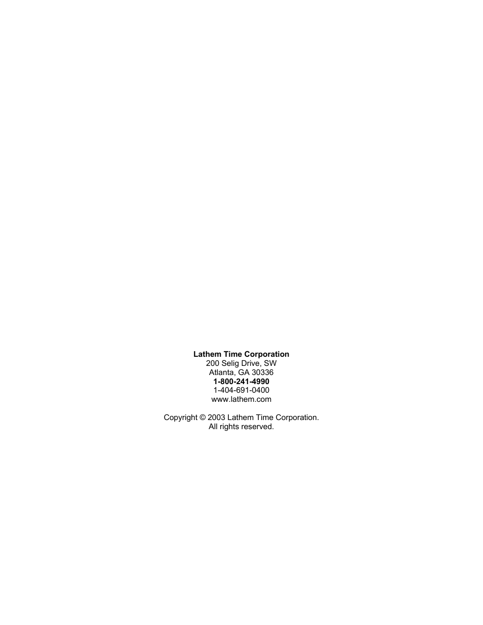 Lathem 1200 Series User Manual | Page 2 / 12