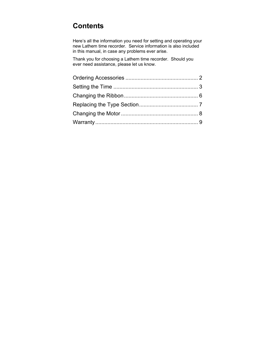 Lathem 1200 Series User Manual | Page 3 / 12