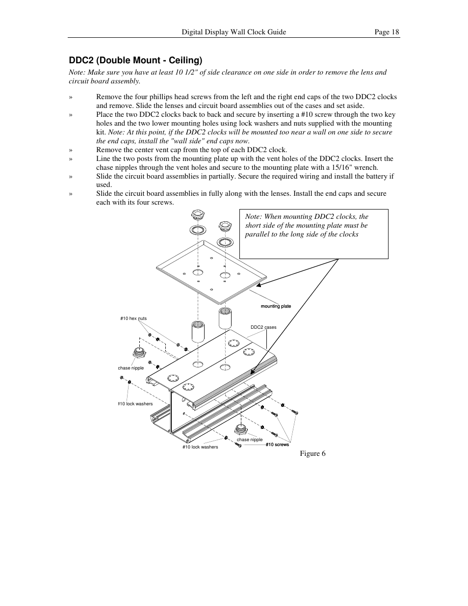 Ddc2 (double mount - ceiling) | Lathem DDC2 User Manual | Page 24 / 63