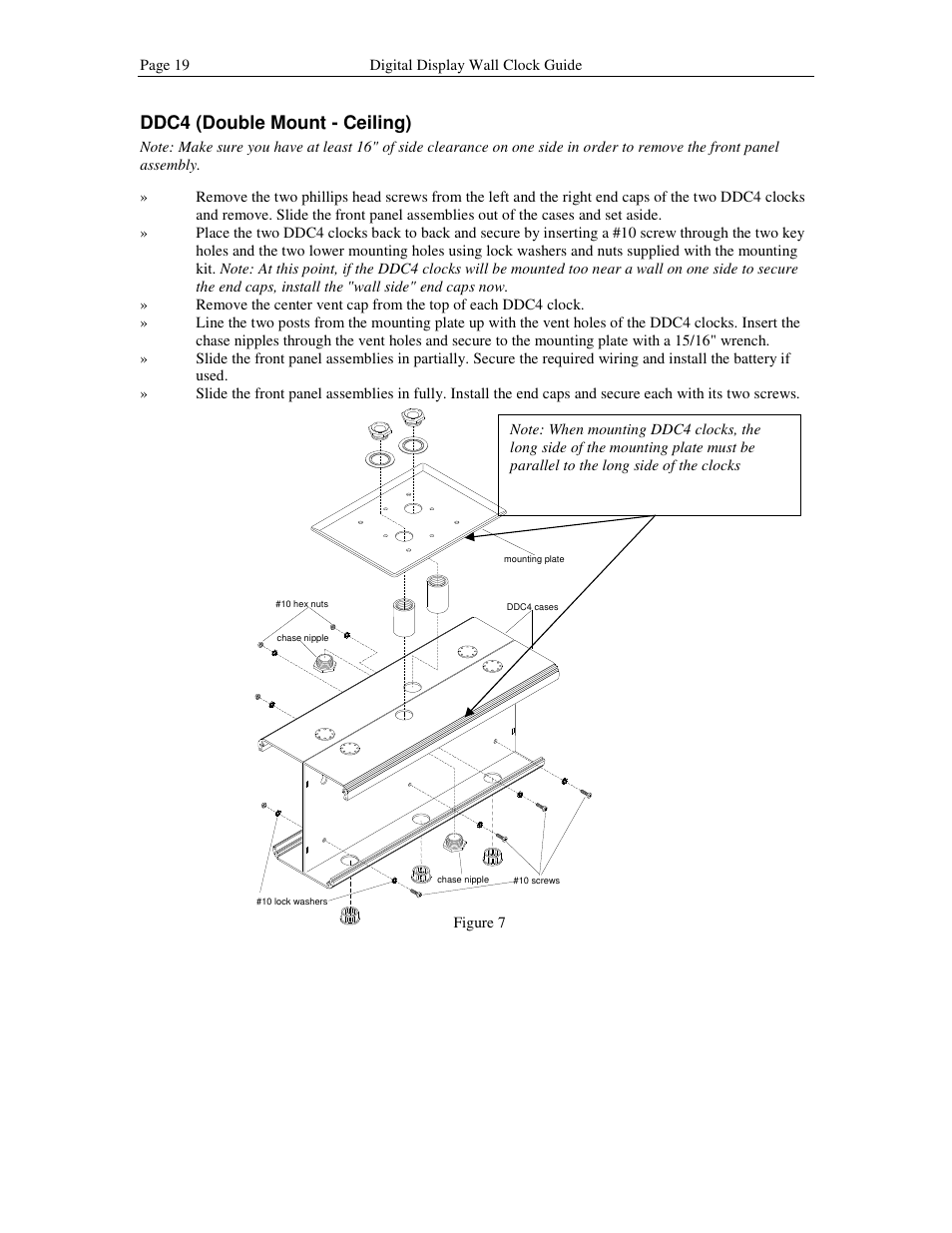 Ddc4 (double mount - ceiling) | Lathem DDC2 User Manual | Page 25 / 63