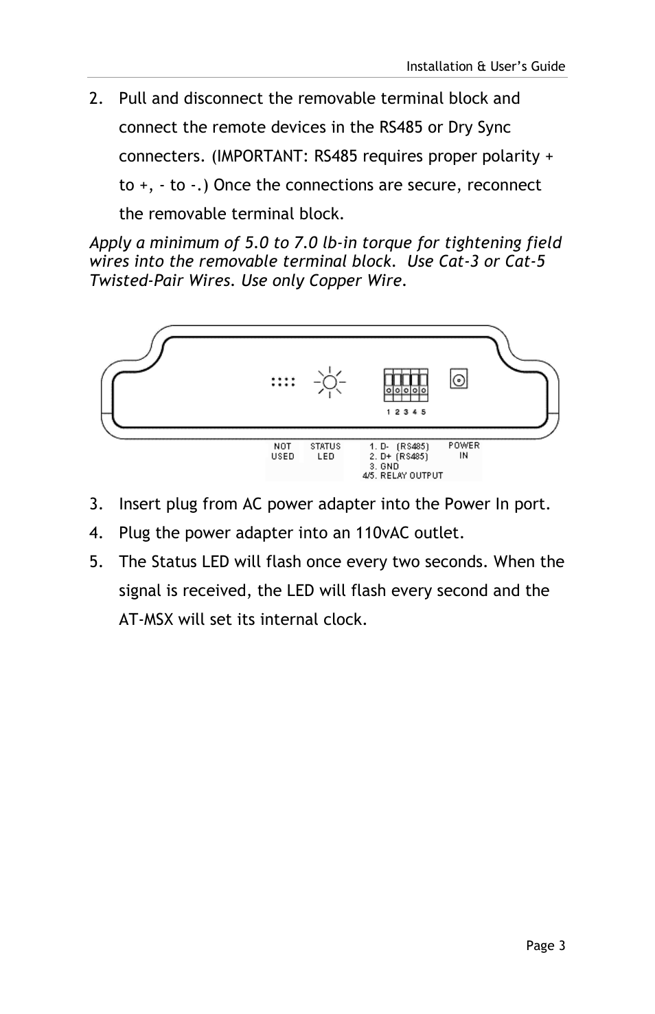 Lathem AirTime AT-MSX User Manual | Page 5 / 7