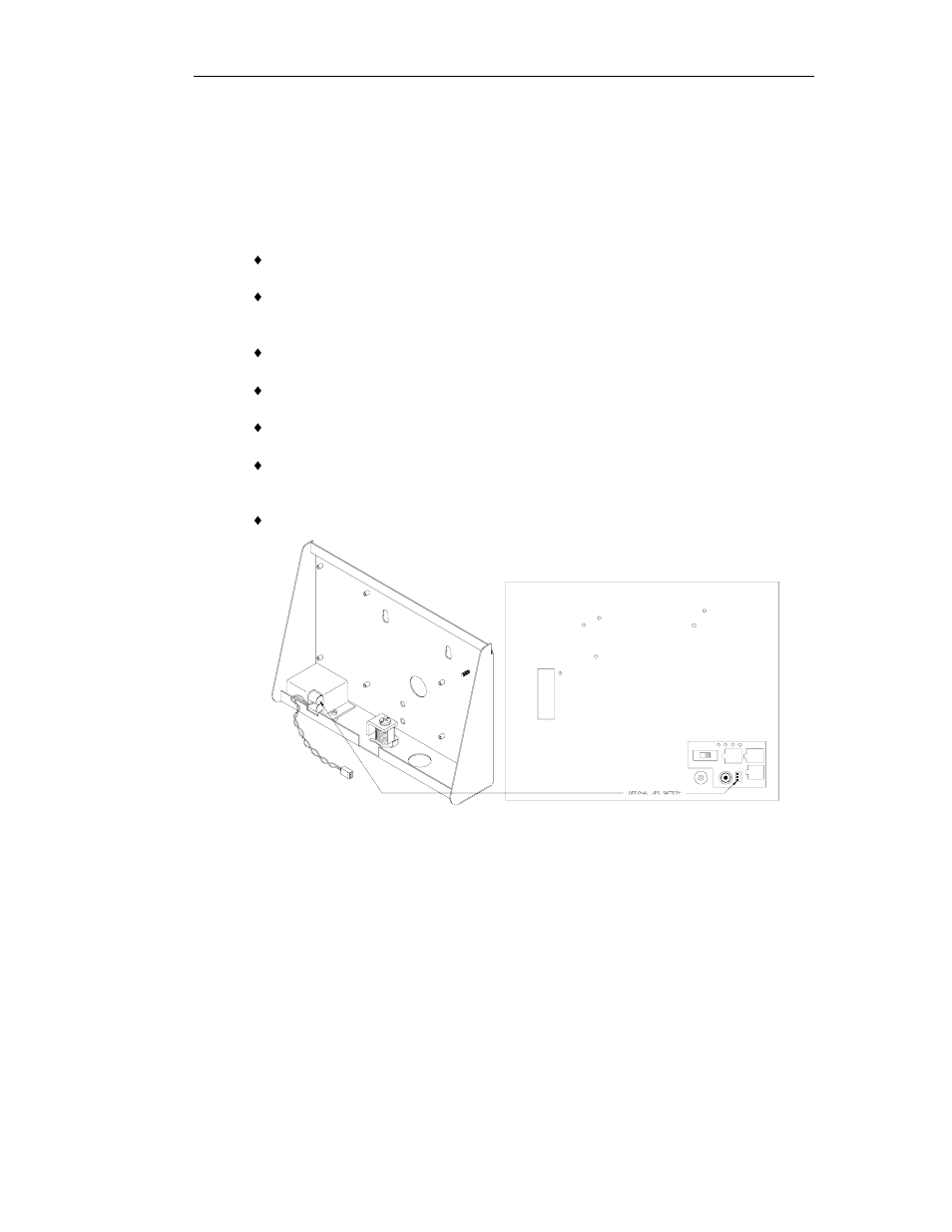 Install/replace the optional backup battery | Lathem PC3500TX User Manual | Page 25 / 33