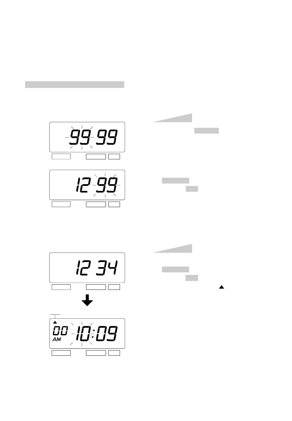 Setting the display format, Canceling the password | Lathem 1000E User Manual | Page 23 / 31