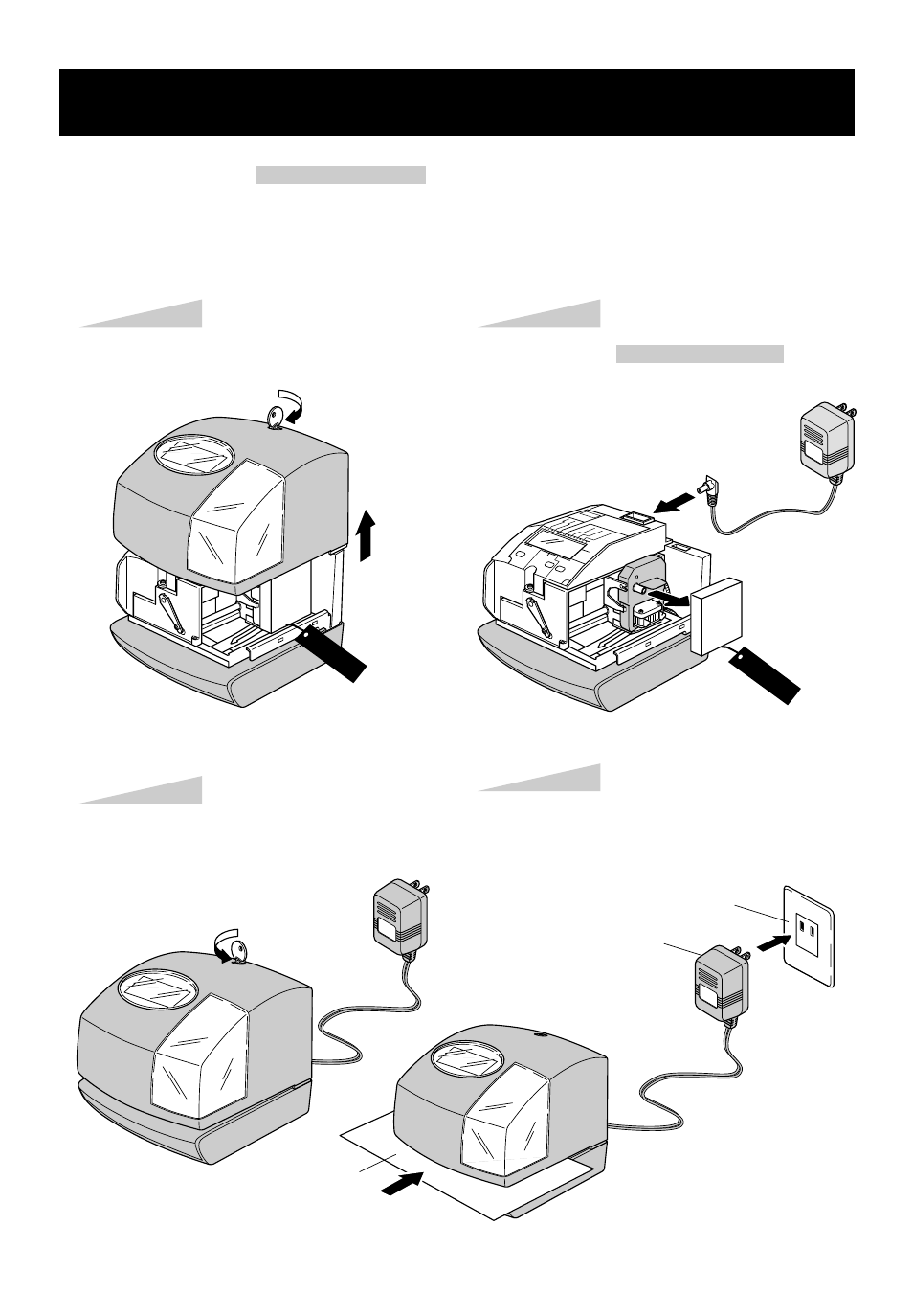 Quick easy setup | Lathem 1000E User Manual | Page 5 / 31