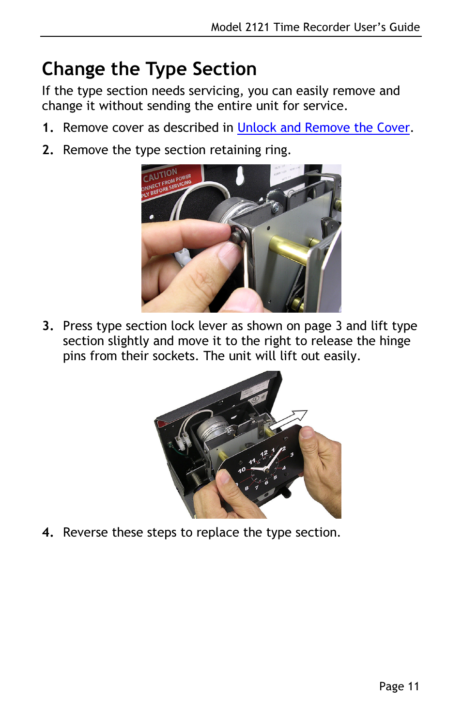 Lathem 2121 User Manual | Page 13 / 16