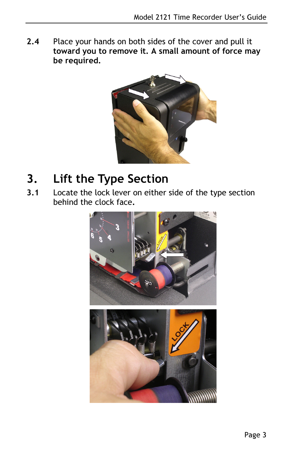 Lathem 2121 User Manual | Page 5 / 16