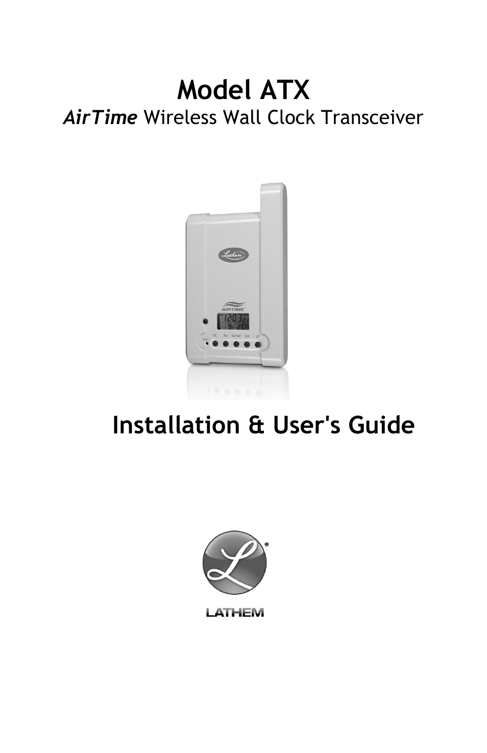 Lathem ATX User Manual | 20 pages