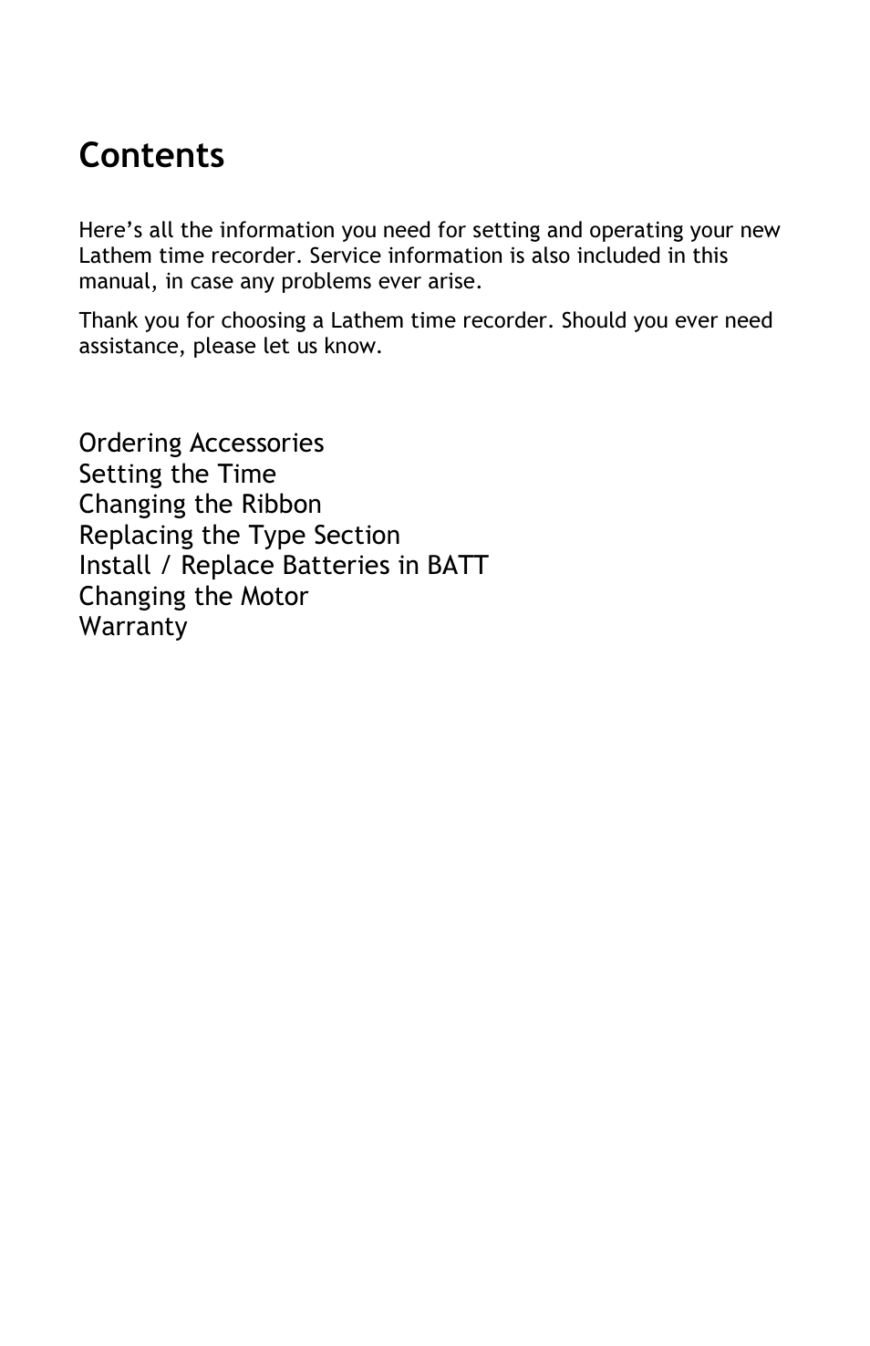 Lathem 4000 User Manual | Page 2 / 16