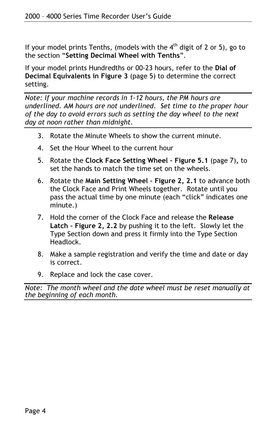 Lathem 4000 User Manual | Page 6 / 16
