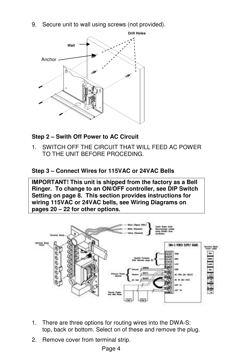 Lathem Sonachron DWA-S User Manual | Page 7 / 28