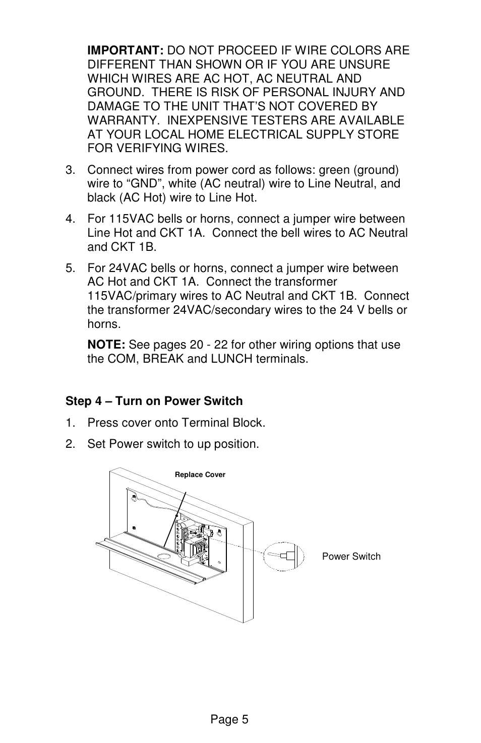 Lathem Sonachron DWA-S User Manual | Page 8 / 28