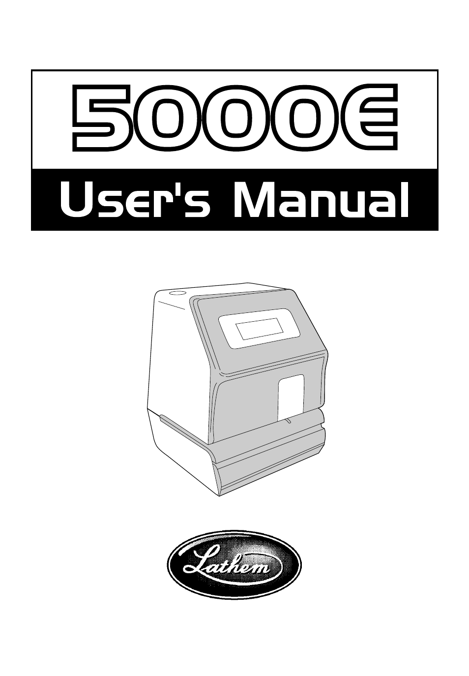 Lathem 5000E User Manual | 23 pages