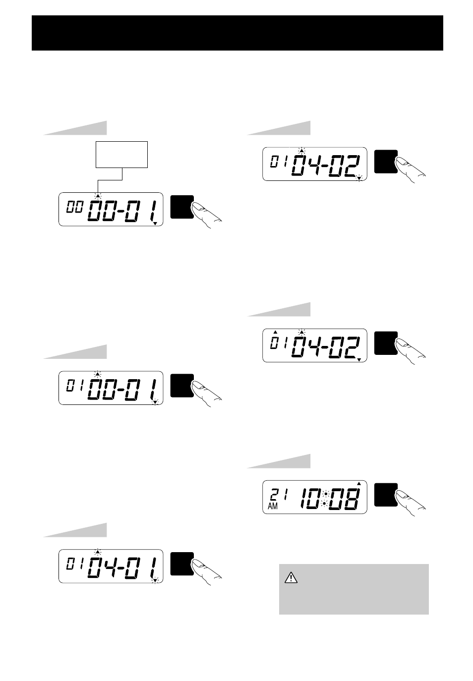 Setting the starting daylight saving time s | Lathem 5000E User Manual | Page 10 / 23