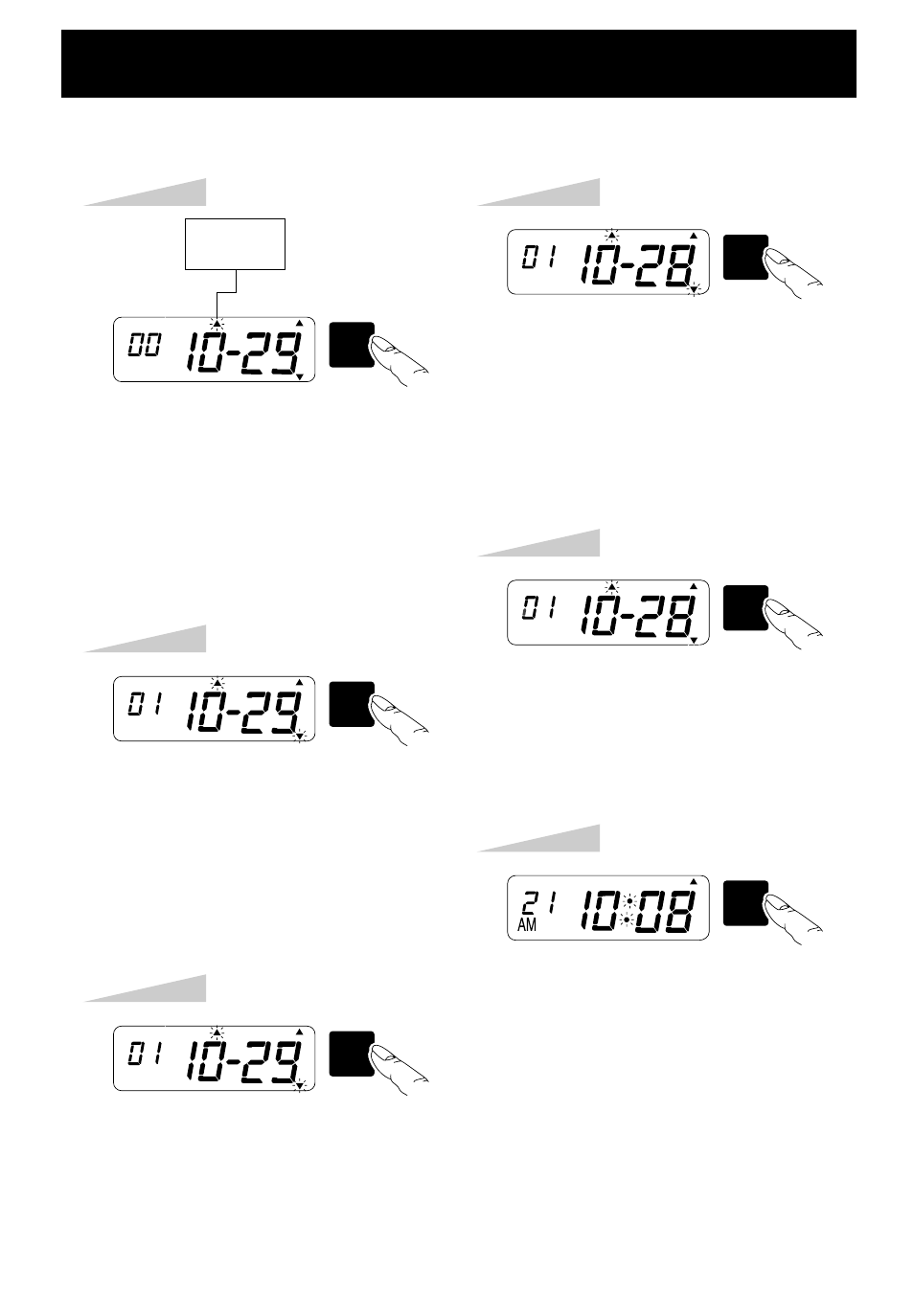 Setting the ending daylight saving time s | Lathem 5000E User Manual | Page 11 / 23