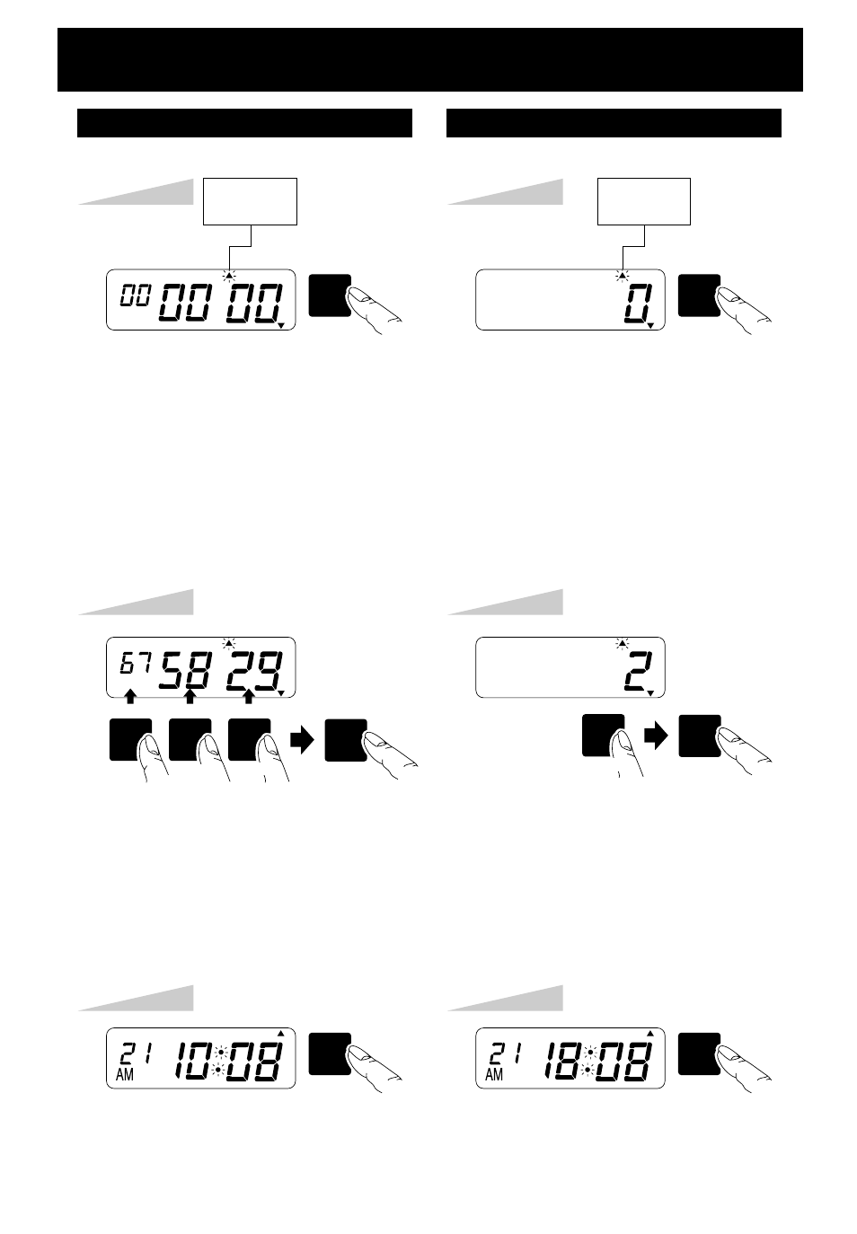 Setting the number, Initial number set number repeat times set, Press the [sw1: set] key again | Lathem 5000E User Manual | Page 12 / 23