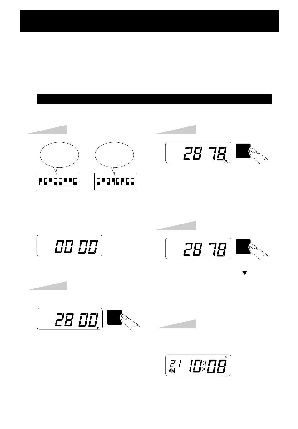 Setting the password s, Registering the password | Lathem 5000E User Manual | Page 15 / 23