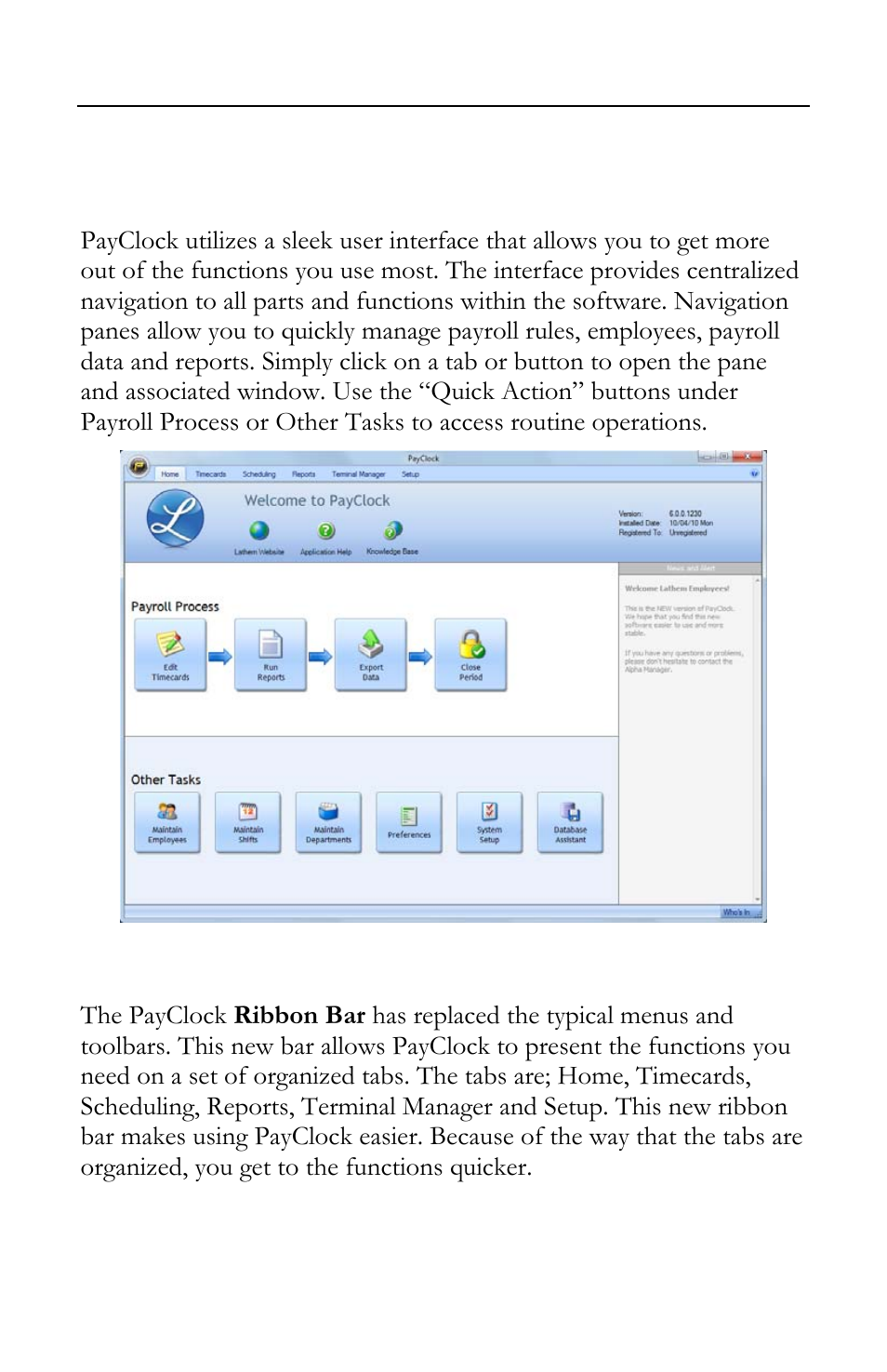 Using the payclock software | Lathem FR700 User Manual | Page 37 / 105