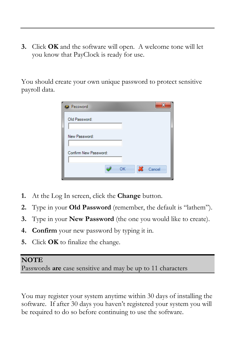 Lathem FR700 User Manual | Page 40 / 105