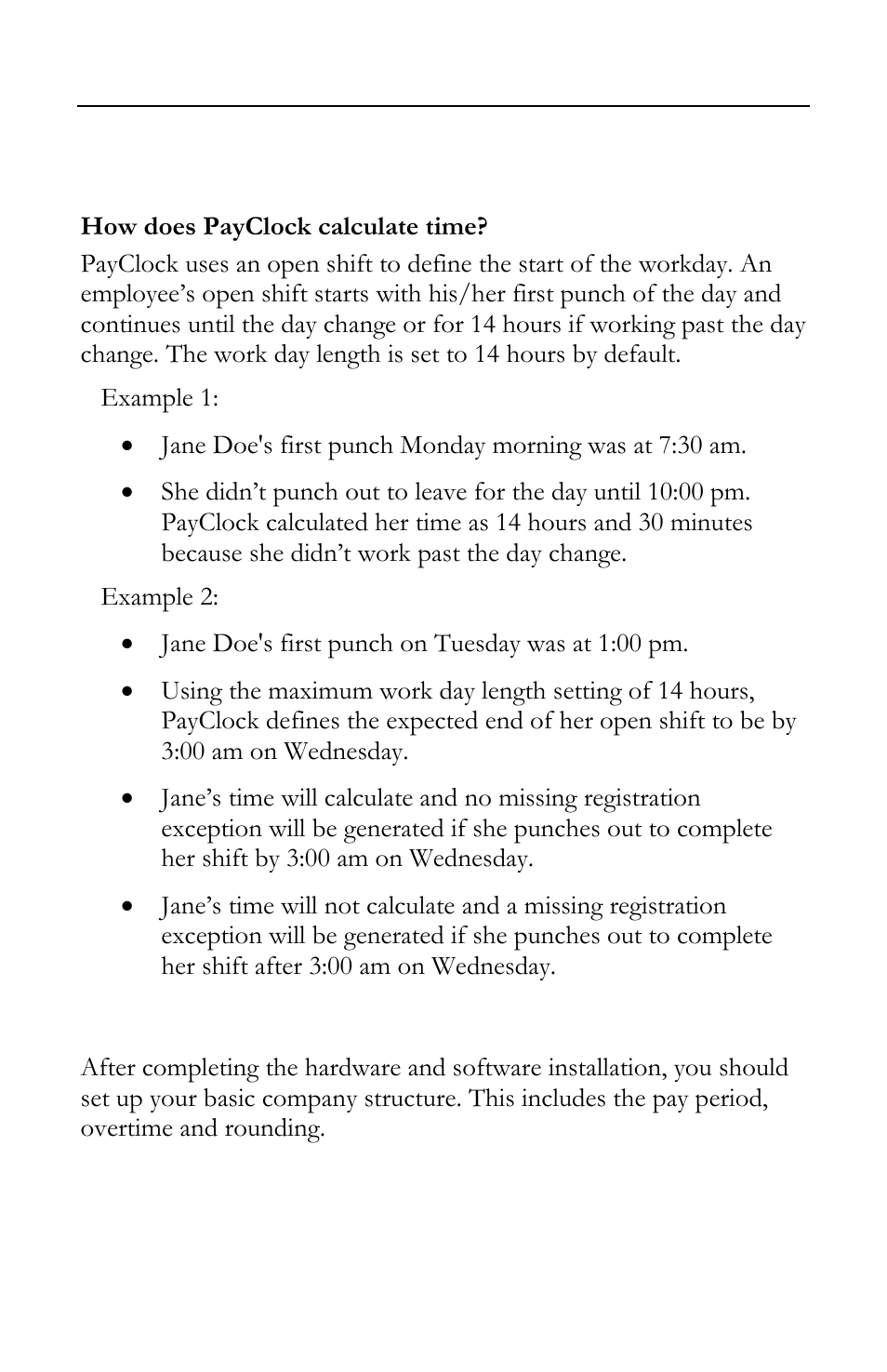 Setting up payclock | Lathem FR700 User Manual | Page 42 / 105