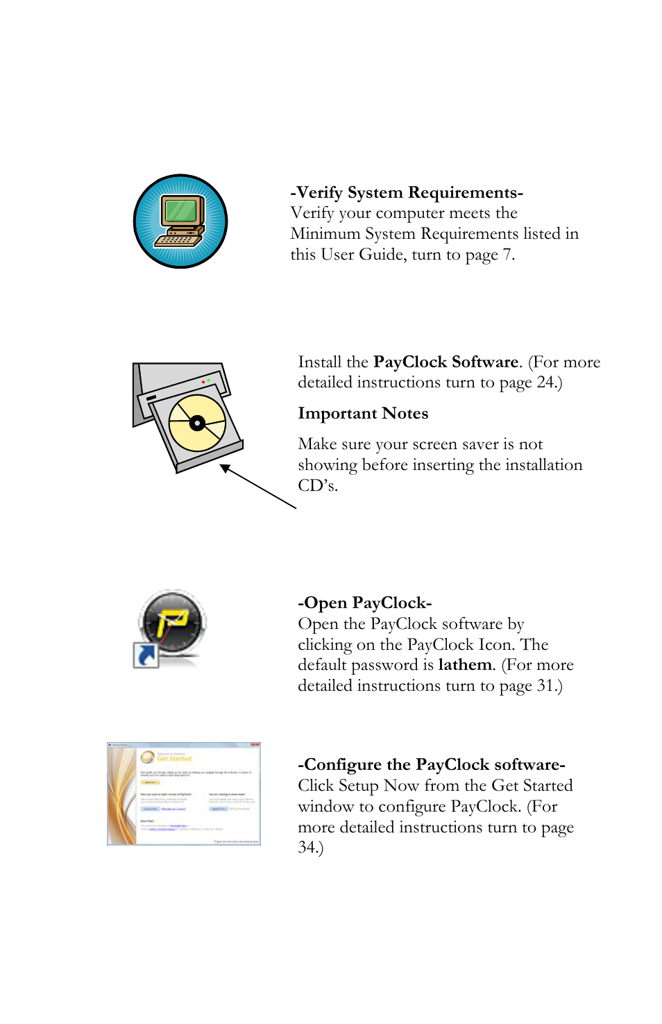 Software installation 7 8 | Lathem FR700 User Manual | Page 7 / 105