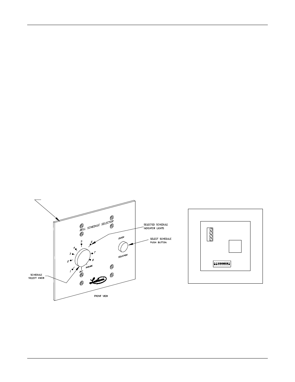 Ltrx-512 installer’s guide connecting the ltr-rss, Circuit board layout, Master control remote schedule selector | Lathem LTR-512 User Manual | Page 54 / 62