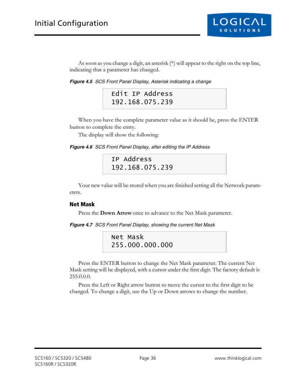 Initial configuration | Logical Solutions Secure Console Servers SCS-R User Manual | Page 36 / 90