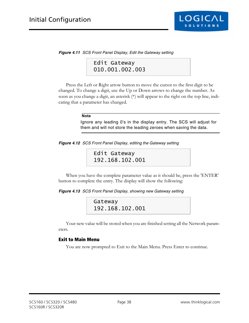 Initial configuration | Logical Solutions Secure Console Servers SCS-R User Manual | Page 38 / 90