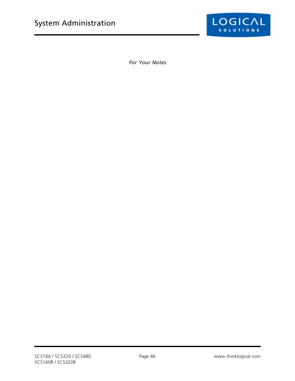 System administration | Logical Solutions Secure Console Servers SCS-R User Manual | Page 46 / 90