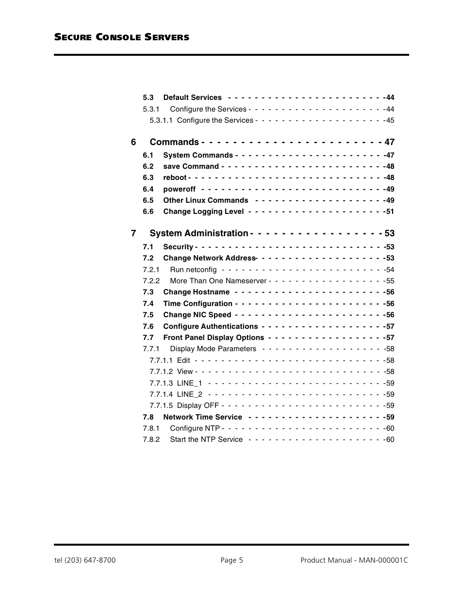 Logical Solutions Secure Console Servers SCS-R User Manual | Page 5 / 90