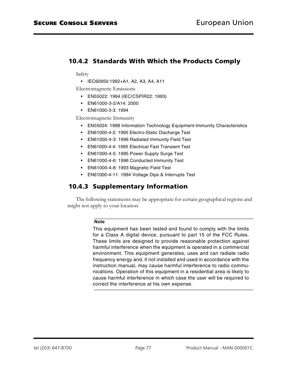 European union | Logical Solutions Secure Console Servers SCS-R User Manual | Page 77 / 90