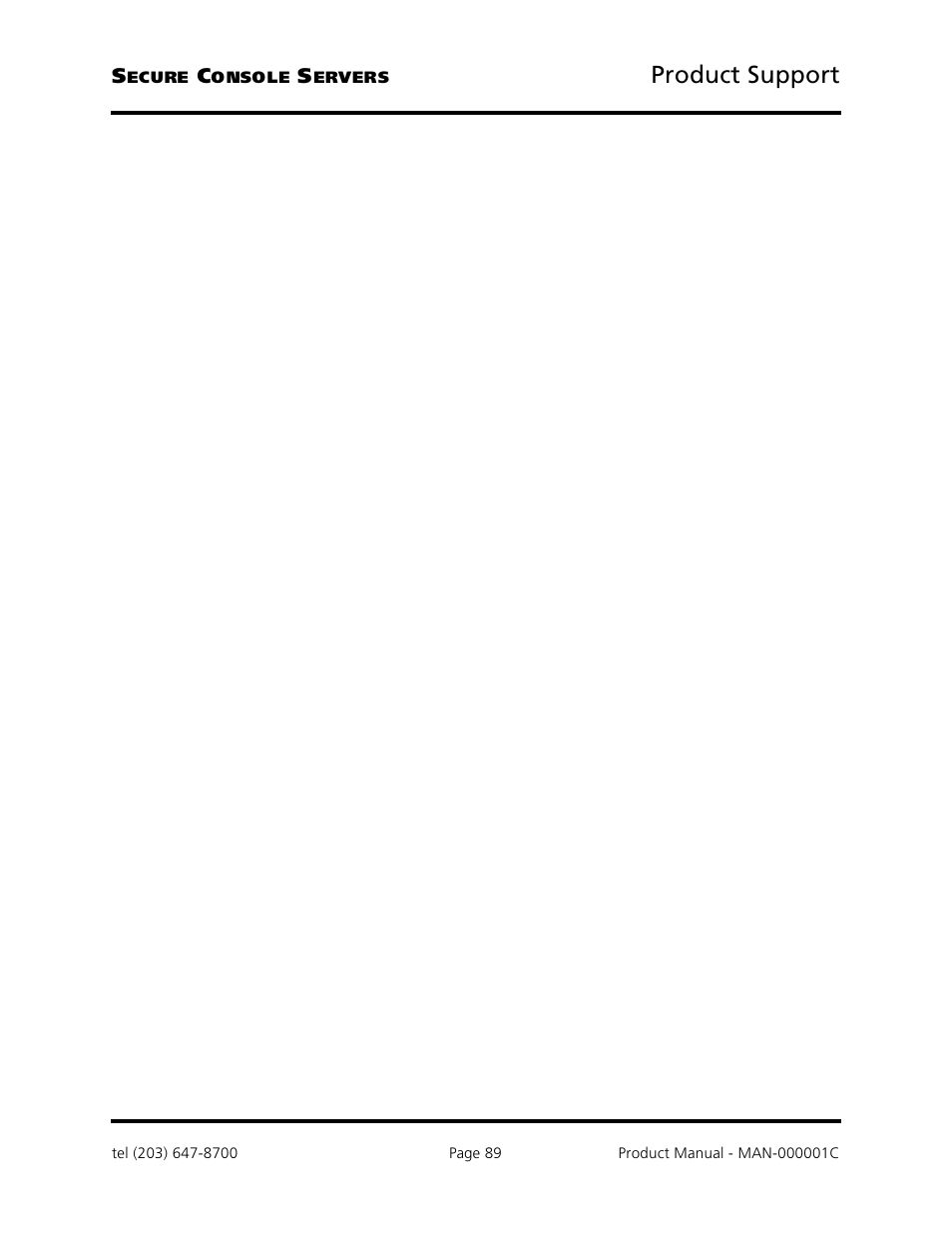 Product support | Logical Solutions Secure Console Servers SCS-R User Manual | Page 89 / 90
