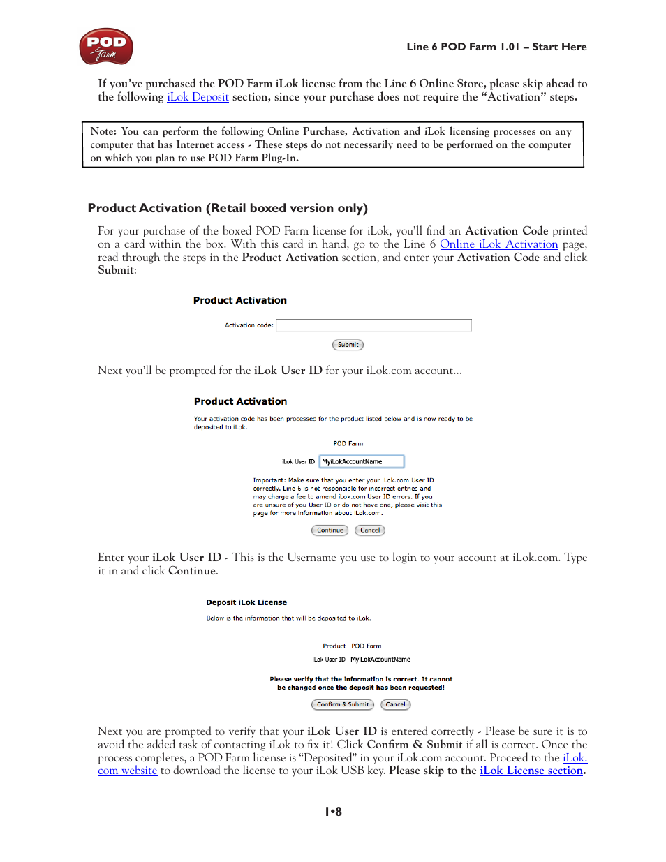 Line 6 POD Farm UX1 User Manual | Page 11 / 177