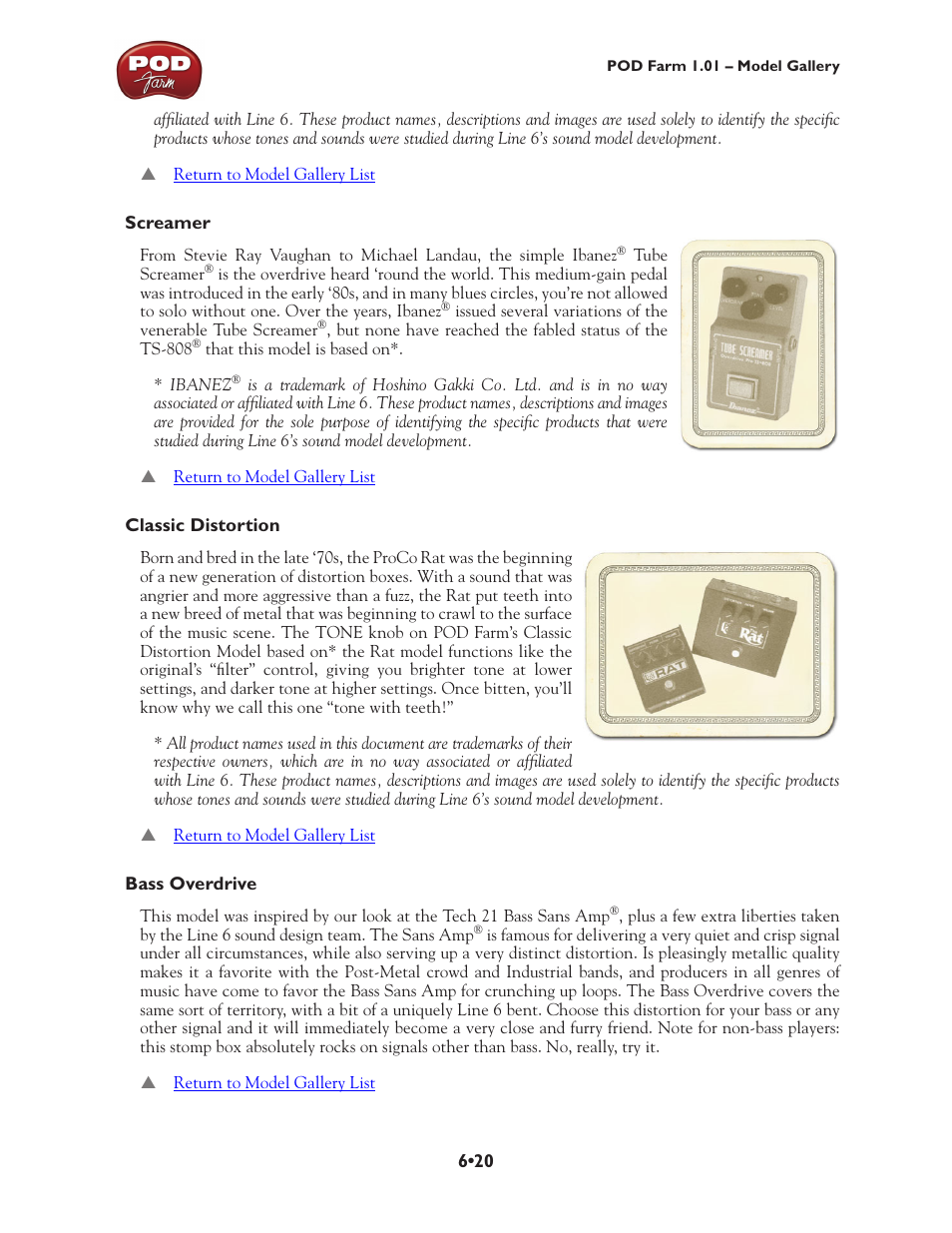 Line 6 POD Farm UX1 User Manual | Page 115 / 177