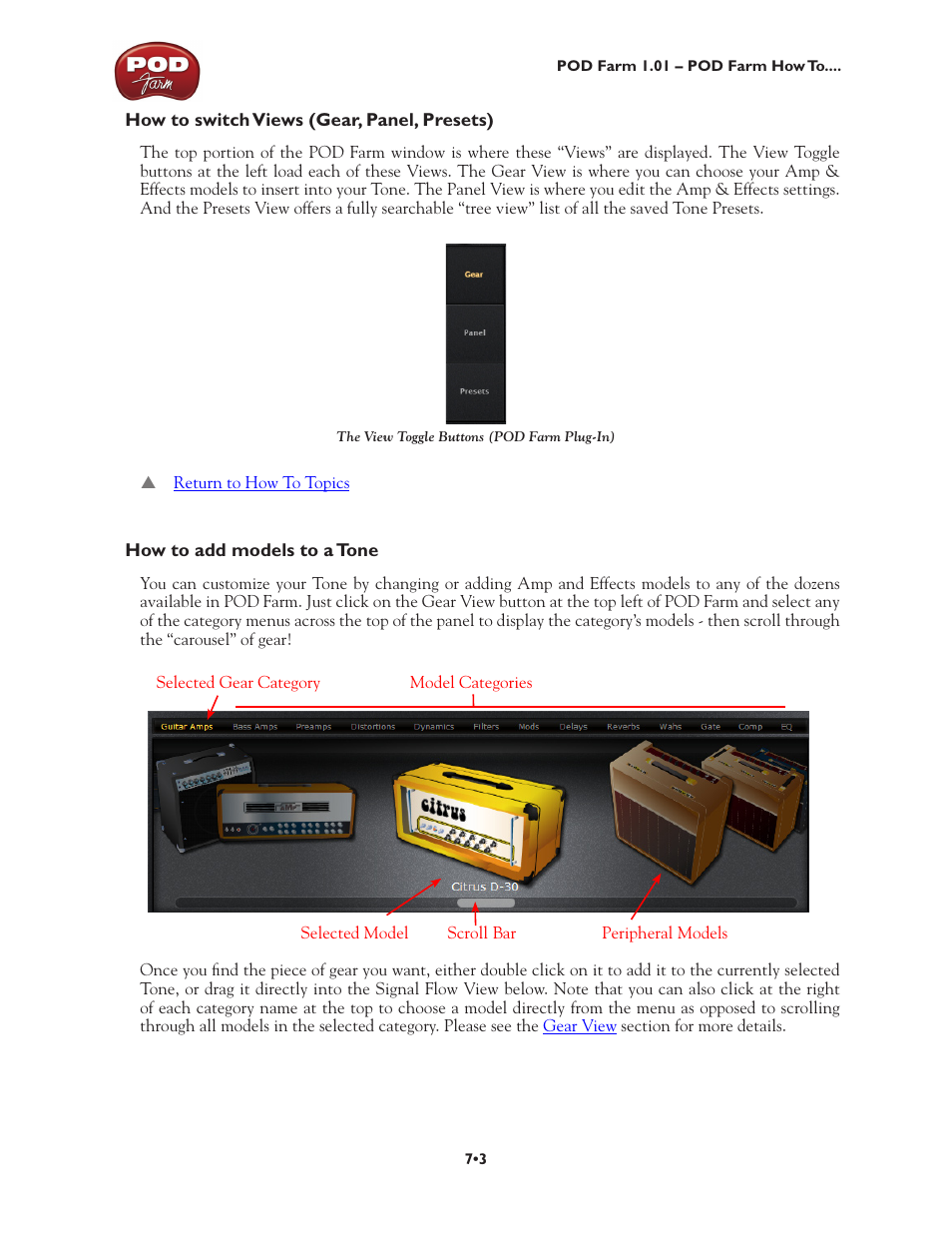 Line 6 POD Farm UX1 User Manual | Page 131 / 177