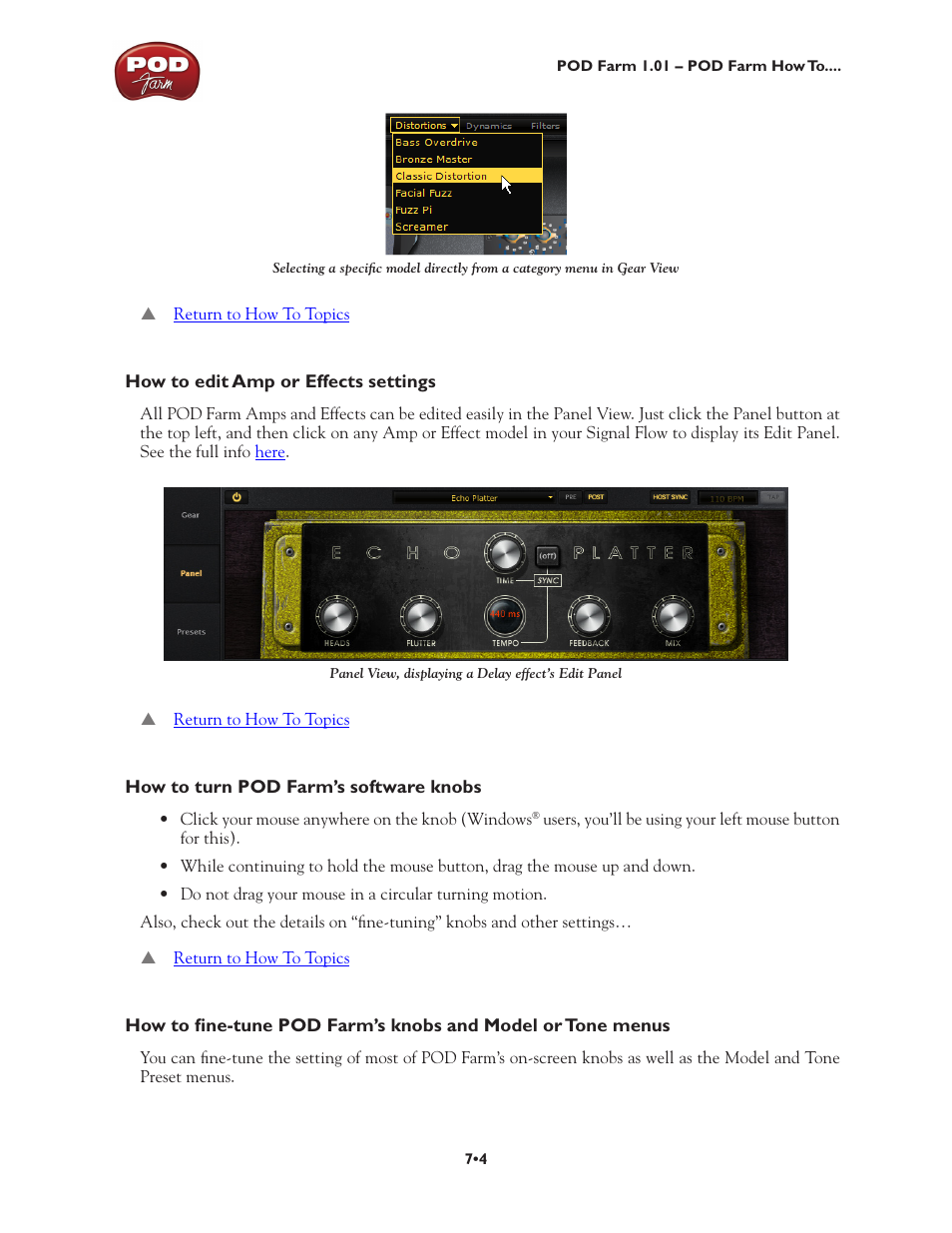 Line 6 POD Farm UX1 User Manual | Page 132 / 177