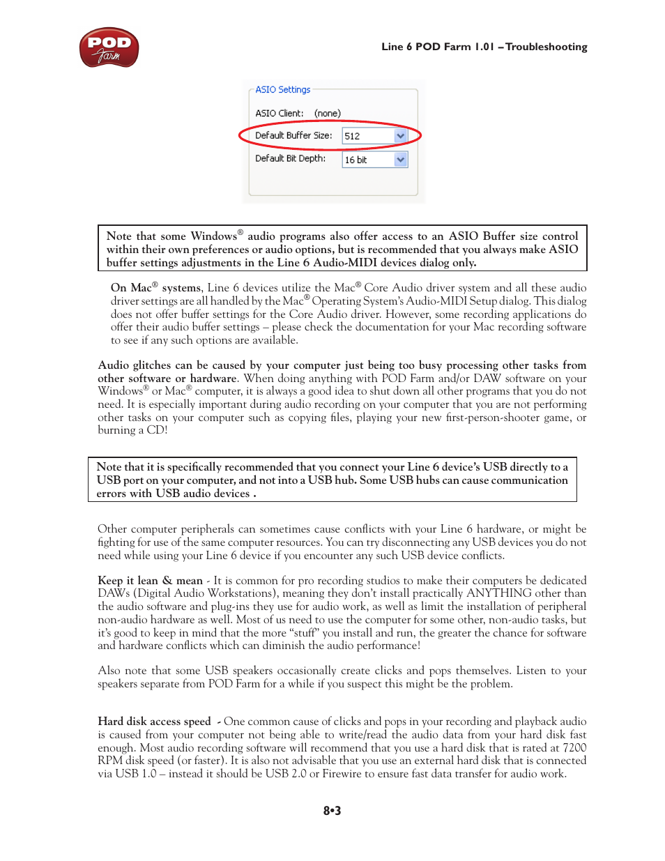 Line 6 POD Farm UX1 User Manual | Page 144 / 177