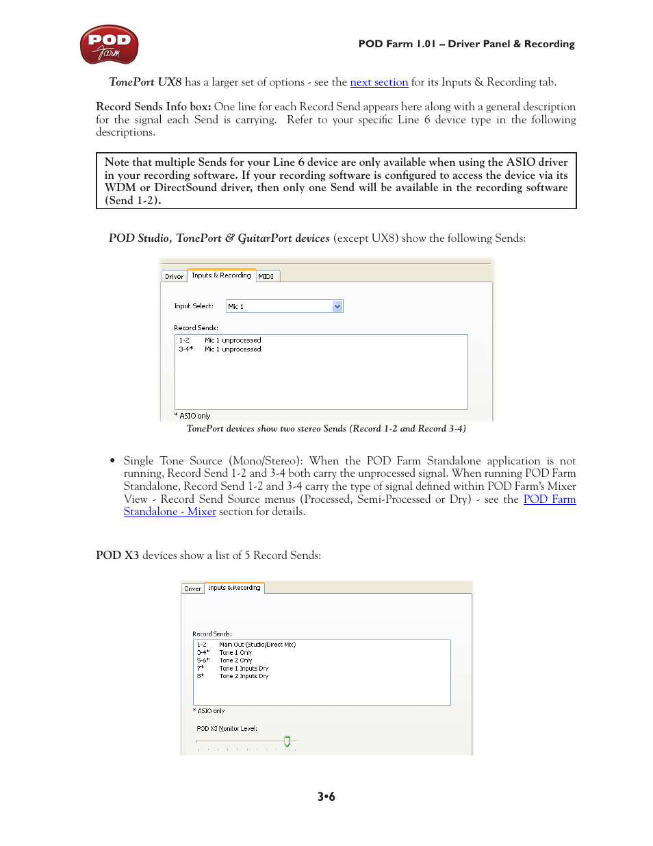 Line 6 POD Farm UX1 User Manual | Page 52 / 177