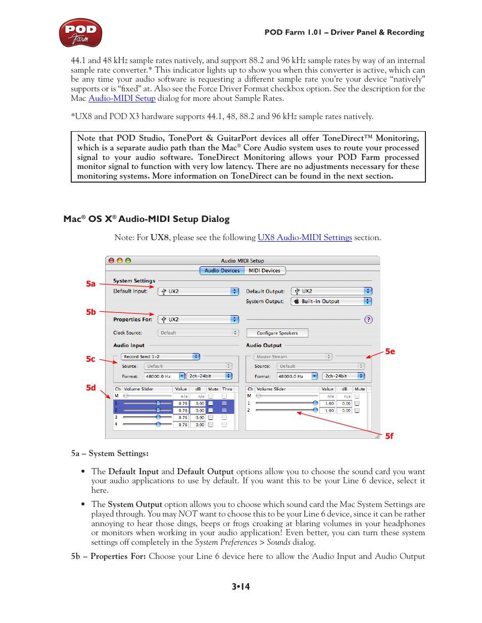 Line 6 POD Farm UX1 User Manual | Page 60 / 177