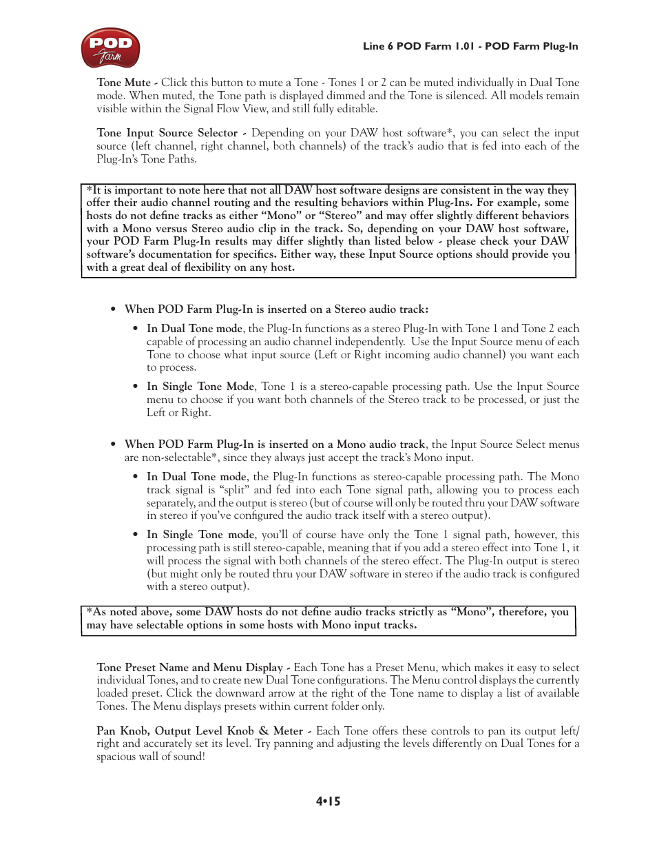 Line 6 POD Farm UX1 User Manual | Page 86 / 177