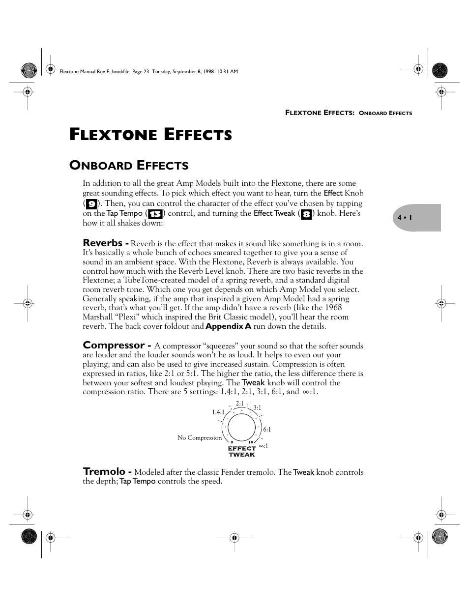 Lextone, Ffects | Line 6 Flextone Cab 212S User Manual | Page 23 / 66