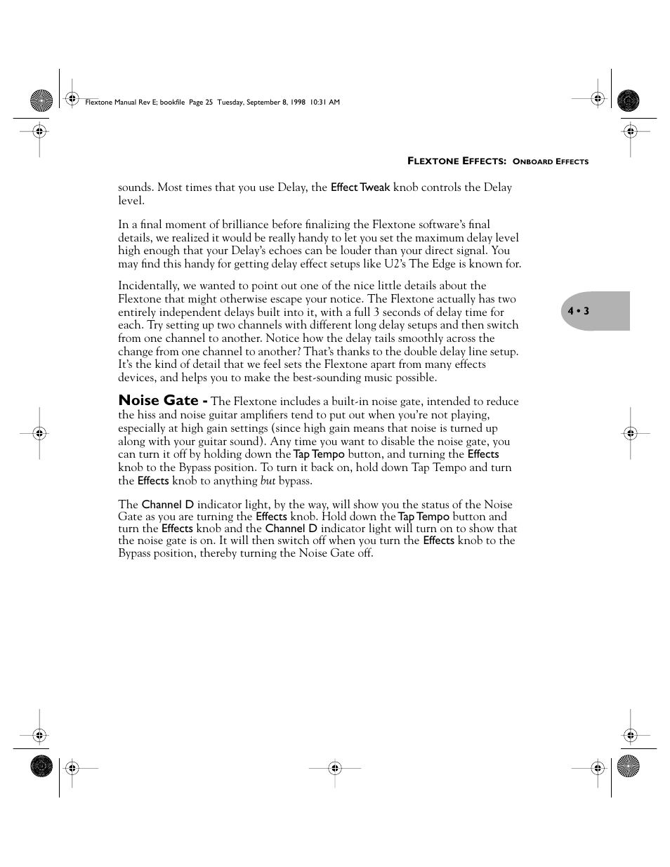 Noise gate | Line 6 Flextone Cab 212S User Manual | Page 25 / 66