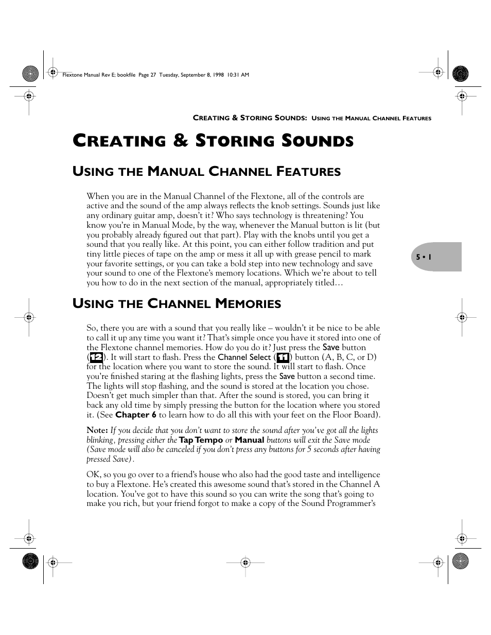 Reating, Toring, Ounds | Line 6 Flextone Cab 212S User Manual | Page 27 / 66