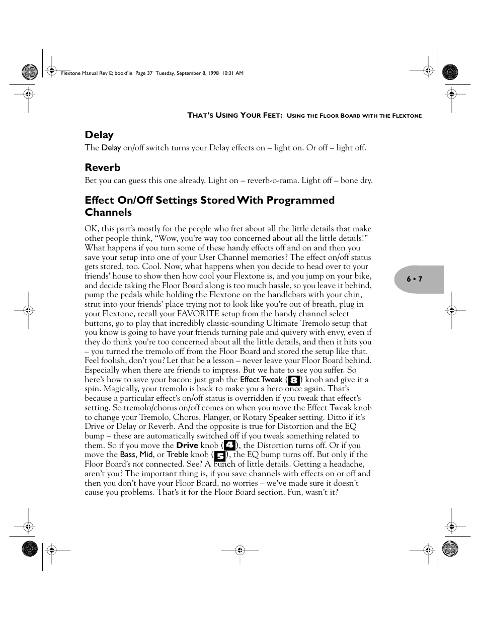 Delay, Reverb | Line 6 Flextone Cab 212S User Manual | Page 37 / 66