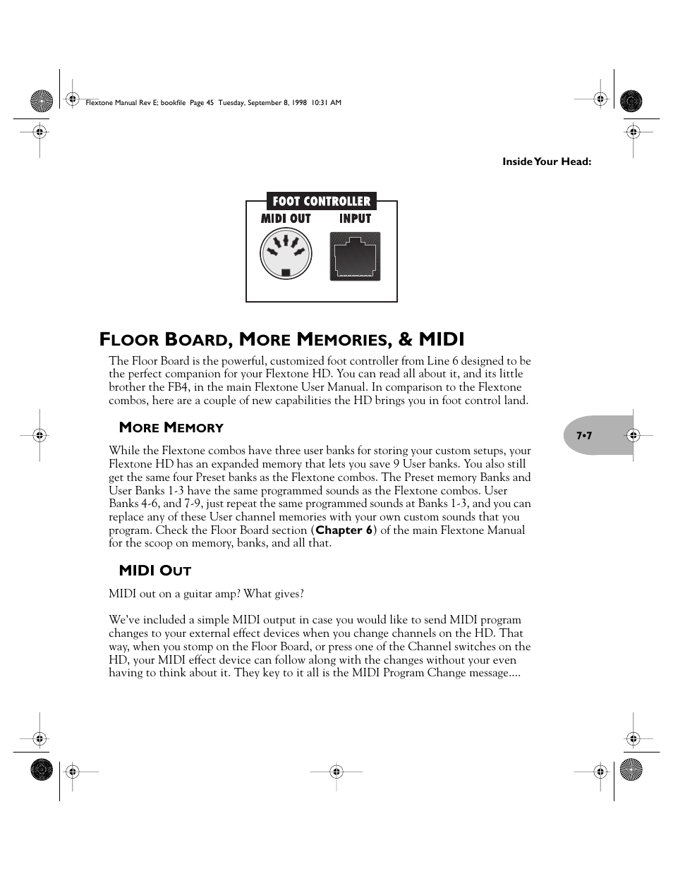 Midi | Line 6 Flextone Cab 212S User Manual | Page 45 / 66