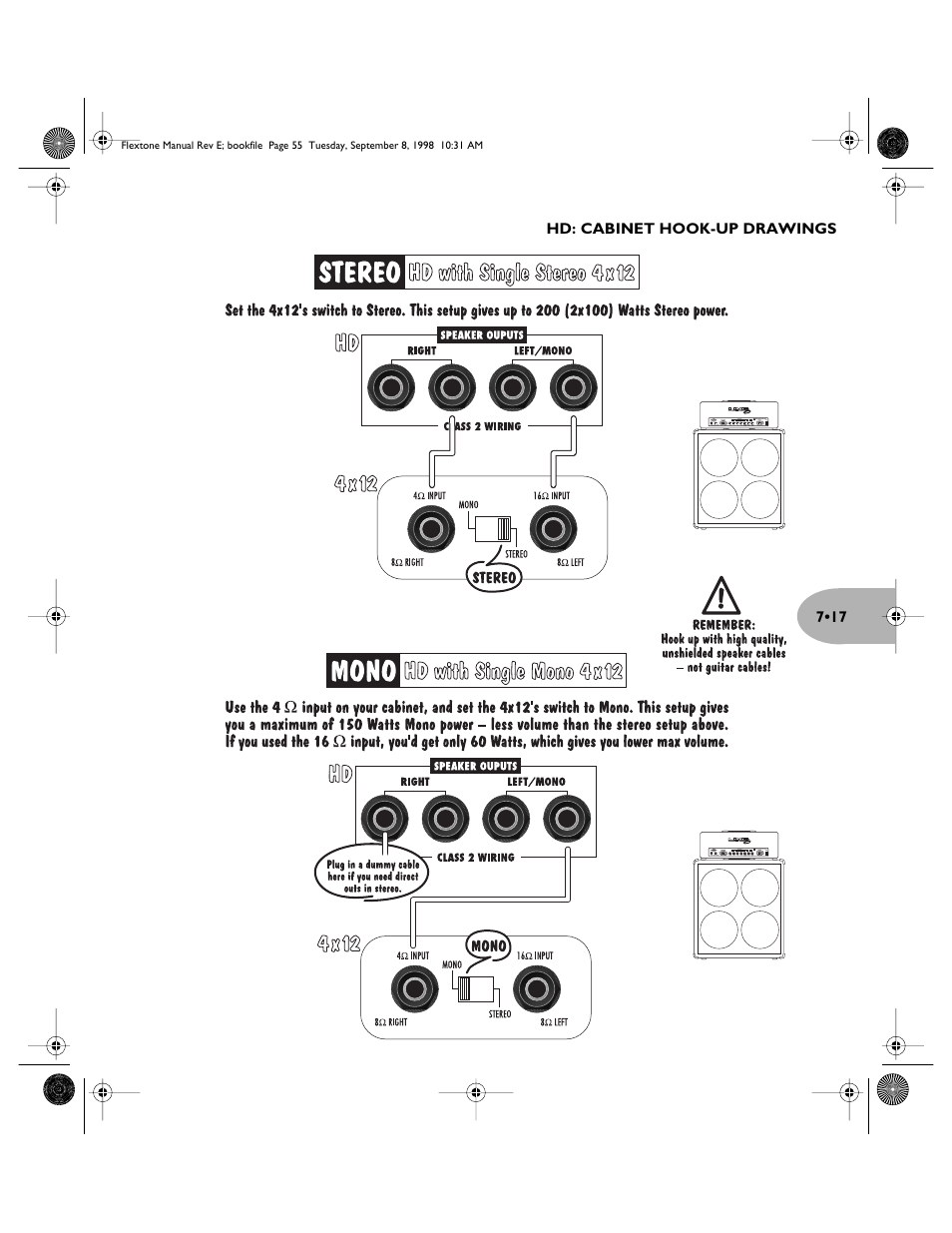 Line 6 Flextone Cab 212S User Manual | Page 55 / 66
