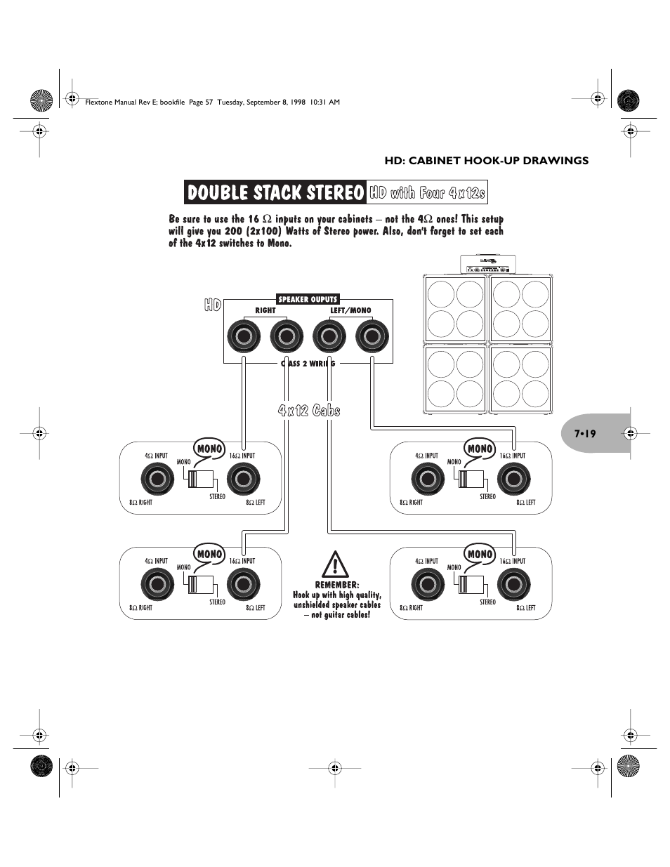 Line 6 Flextone Cab 212S User Manual | Page 57 / 66