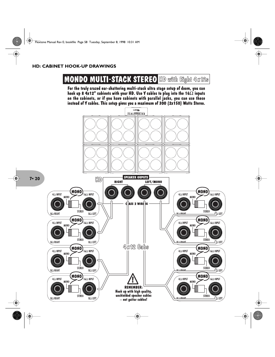 Line 6 Flextone Cab 212S User Manual | Page 58 / 66