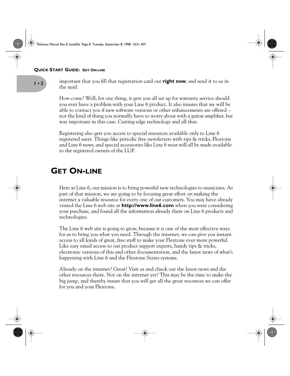 Line | Line 6 Flextone Cab 212S User Manual | Page 8 / 66