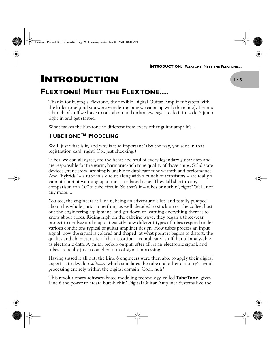 Ntroduction, Lextone | Line 6 Flextone Cab 212S User Manual | Page 9 / 66