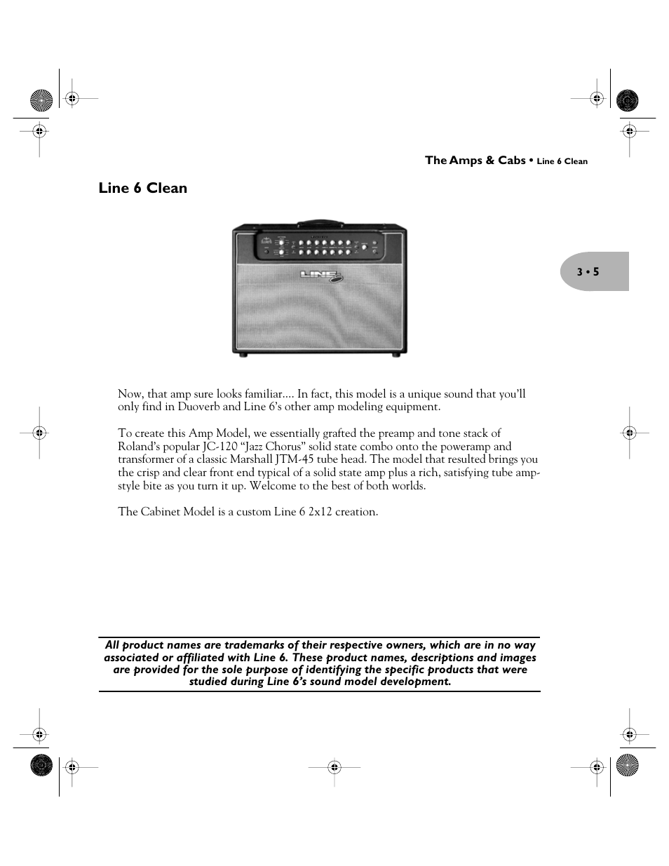 Line 6 clean | Line 6 Pilot's Handbook User Manual | Page 22 / 42